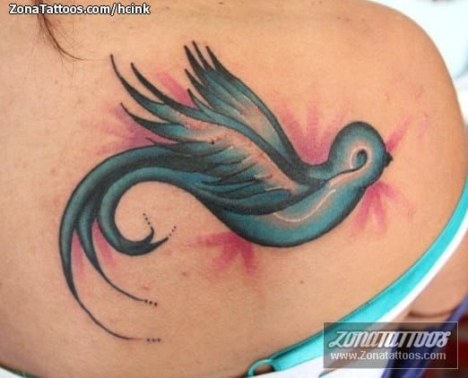 Foto de tatuaje Golondrinas, Animales, Aves