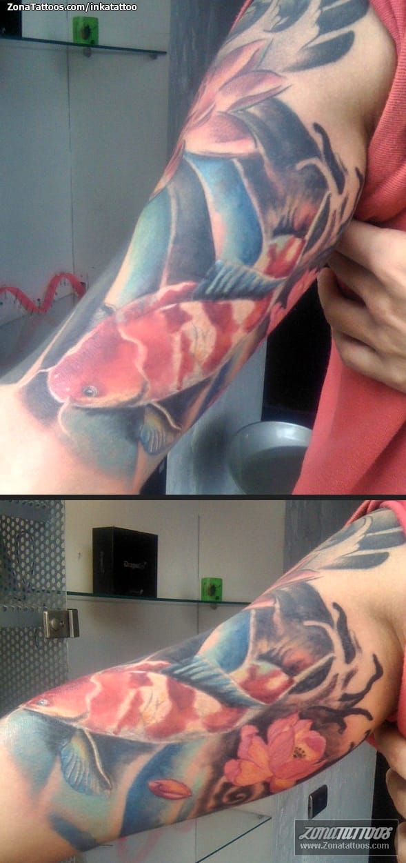 Tattoo photo Koi, Fish, Animals