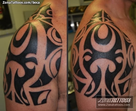 Tattoo photo Shoulder, Maori