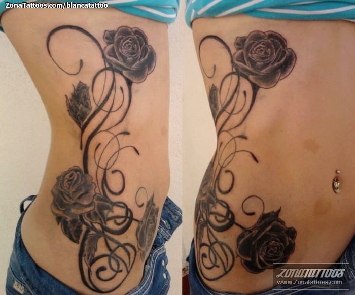 Foto de tatuaje Flores, Rosas