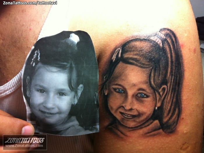 Foto de tatuaje Retratos, Personas, Rostros