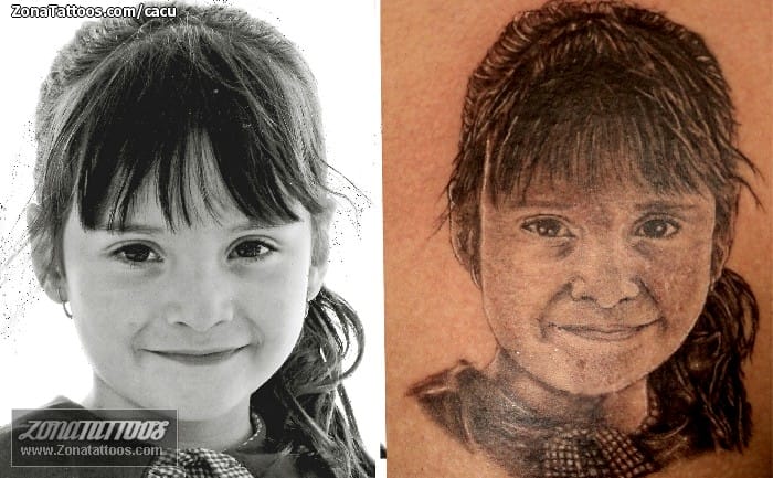 Foto de tatuaje Retratos, Rostros, Personas