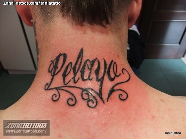 Tattoo of Letters, Nape