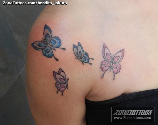 Foto de tatuaje Mariposas, Insectos