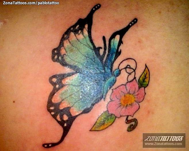 Foto de tatuaje Mariposas, Insectos