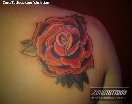 Tattoo photo Roses, Flowers