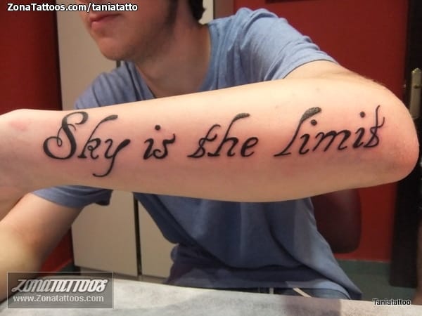 Foto de tatuaje Letras, Frases