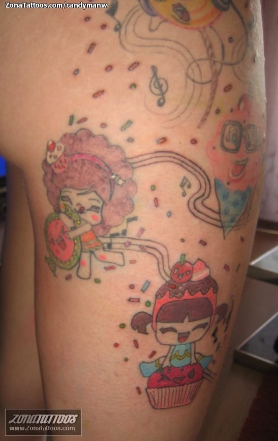 Tattoo photo Kawaii, Sweets