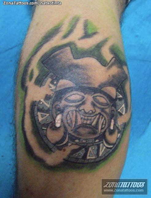 Foto de tatuaje Aztecas, Mayas