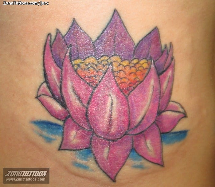 Foto de tatuaje Flores, Lotos