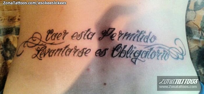 Tattoo photo Messages, Letters