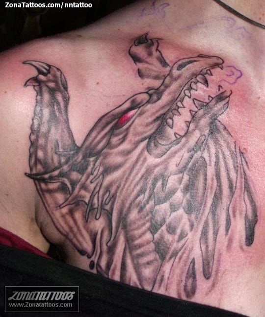 Foto de tatuaje Dragones, Fantasía