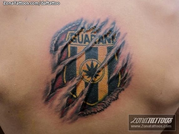 Foto de tatuaje Escudos, Grietas