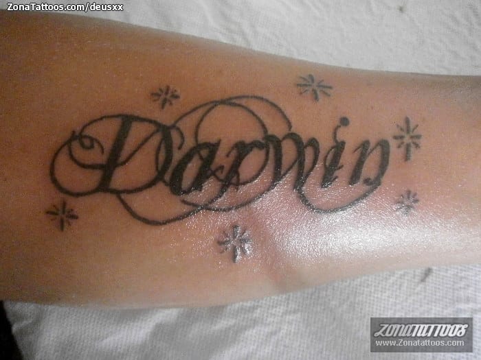 Tattoo photo Letters, Names