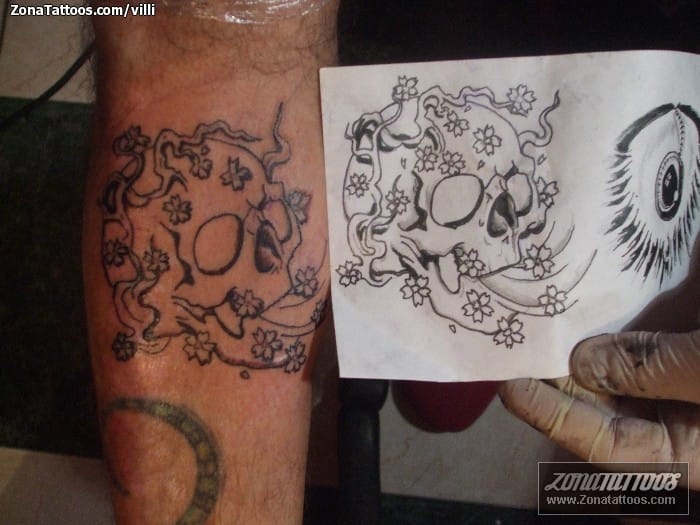 Foto de tatuaje Calaveras