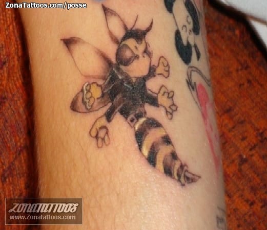 Tattoo photo Bees, Insects