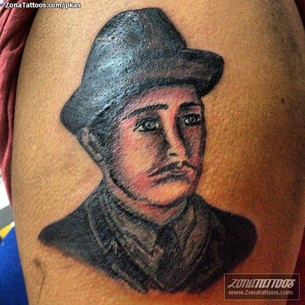 Foto de tatuaje Retratos, Personas, Sombreros