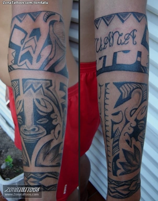 Tattoo photo Forearm, Maori