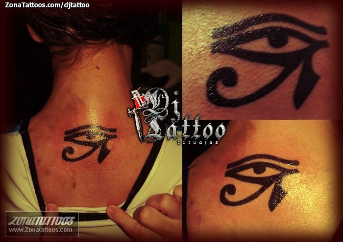 Foto de tatuaje Ojo de Horus, Egipcios