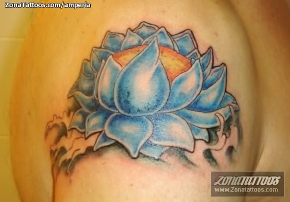 Tattoo photo Flowers, Lotus