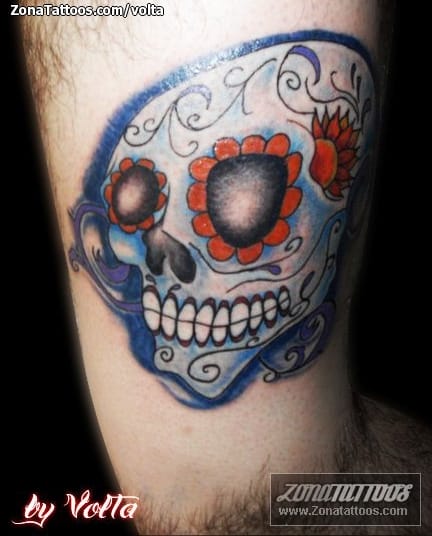 Foto de tatuaje Sugar Skull