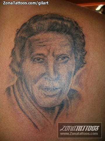 Foto de tatuaje Retratos, Rostros, Personas