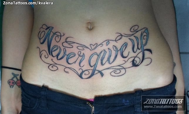 Foto de tatuaje Letras