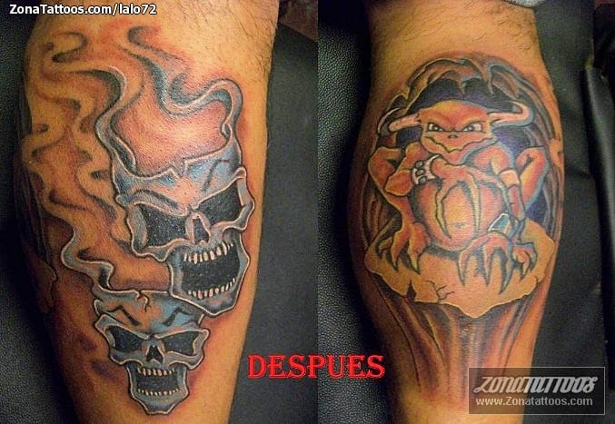 Foto de tatuaje Demonios, Calaveras