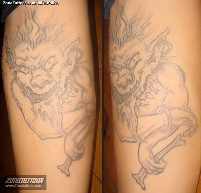 Foto de tatuaje Demonios