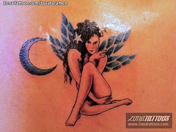 Tattoo photo Fairies, Fantasy, Moons