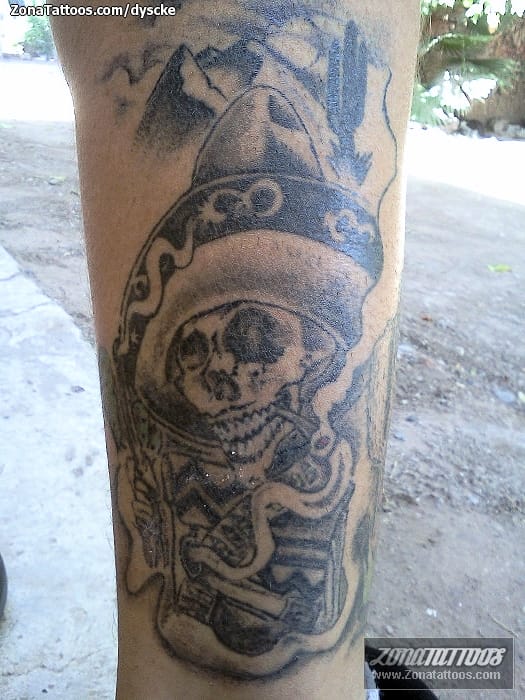 Tattoo photo Skulls, Chicanos