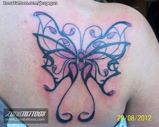 Foto de tatuaje Insectos, Mariposas