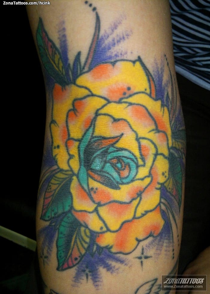 Foto de tatuaje Flores, Rosas