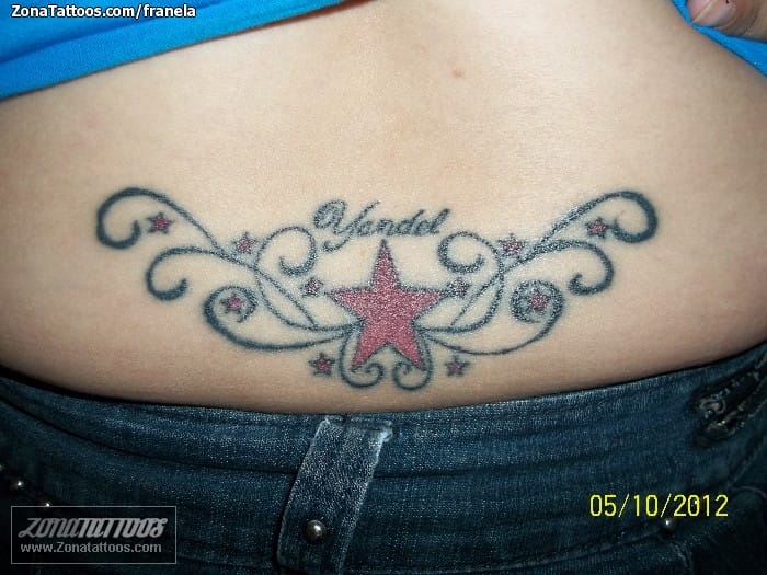 Tattoo photo Flourish, Stars