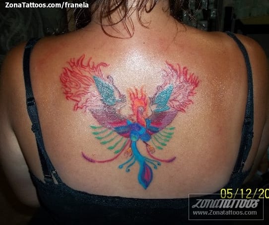 Tattoo photo Phoenix, Fantasy