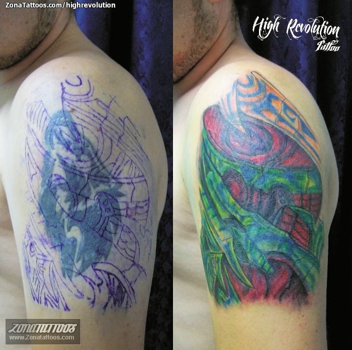 Tattoo photo Cover Up, Biorganic