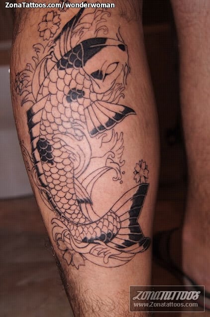 Foto de tatuaje Peces, Orientales, Gemelo