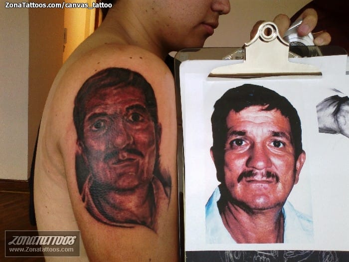 Foto de tatuaje Rostros, Retratos