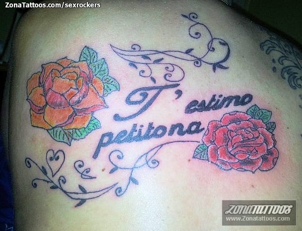 Tattoo photo Flowers, Roses, Flourish