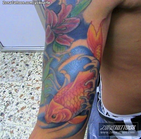 Tattoo photo Koi, Fish, Animals