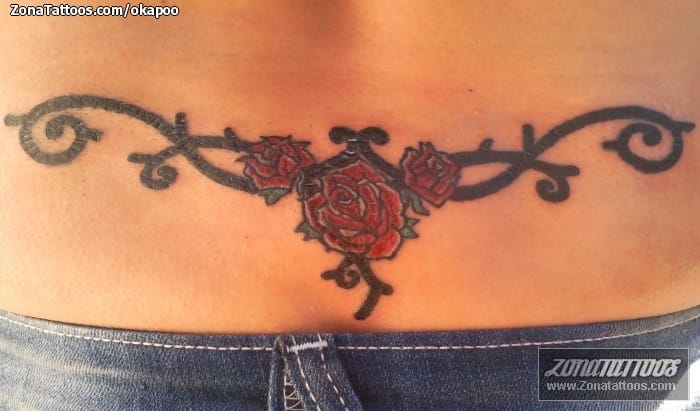 Tattoo photo Flowers, Roses, Tribal