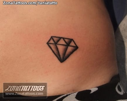 Foto de tatuaje Diamantes