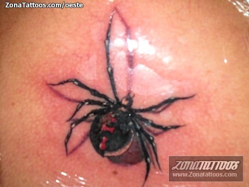 Foto de tatuaje Arañas, Insectos