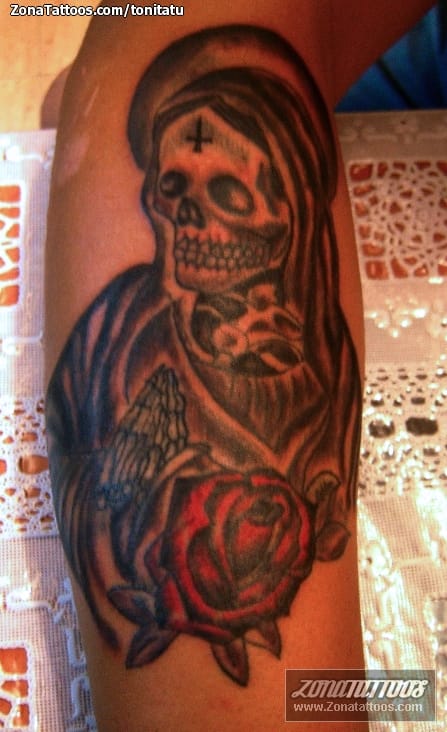 Tattoo photo Forearm, Skulls, Religious