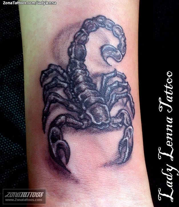 Tattoo photo Scorpions, Insects