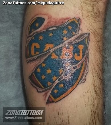 Foto de tatuaje Escudos, Grietas