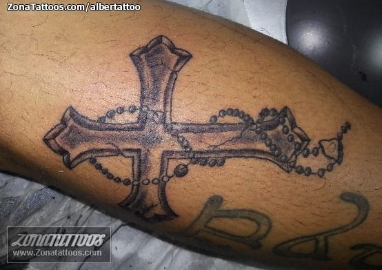 Foto de tatuaje Cruces, Religiosos, Rosarios