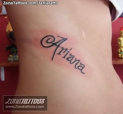 Foto de tatuaje Letras, Nombres