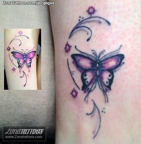 Foto de tatuaje Mariposas, Insectos