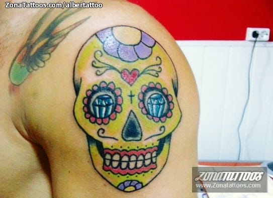 Foto de tatuaje Sugar Skull